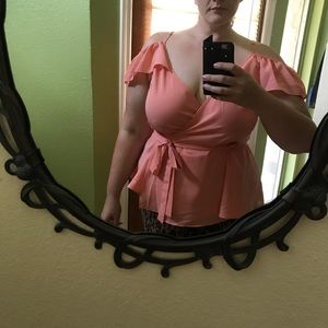 City Chic small wrap top